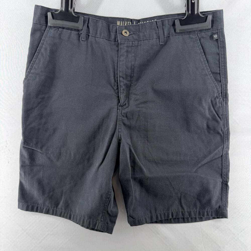 0383 Freeworld Walker Standard Black Chino Shorts Size 32